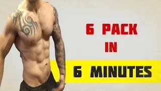 Six Pack In 6 Minutes - Real time workout