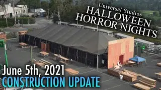 HHN 2021 Construction Update 6/5/21 at Universal Studios Hollywood | Halloween 3 Scrapped?