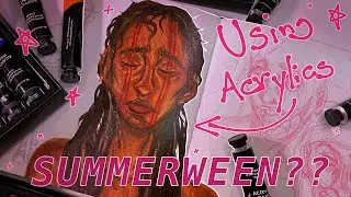 PAINT SOMETHING SPOOKY WITH ME!!//SUMMERWEEN??
