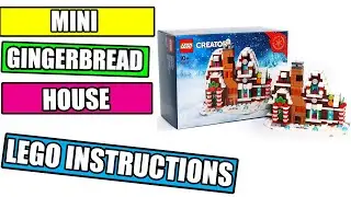 LEGO Mini Gingerbread House INSTRUCTIONS - CHRISTMAS EXCLUSIVE GWP - 40337