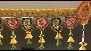 Traditional Toran || Designer Toran|| Toran at Home|| Homemade Toran|| Easy Toran//Gota Patti Toran