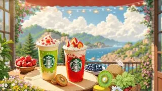 Zestful Daydream | Summer morning with lofi Starbucks  ~ Chill Lofi Beats for Focus and Studying 📚