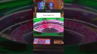 RED OR BLACK? #roulette #casino #vegas