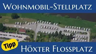 Reisemobil Stellplatz Höxter Flossplatz an der Weser