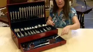 Buy silver, Wallace Grande Baroque sterling silver flatware set.