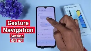 Samsung A15 back button setting, how to set back button in Samsung A15, navigation key setting