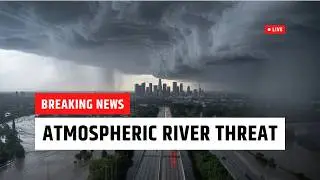 California Atmospheric River - 15 Inches of Rain in 48 Hours