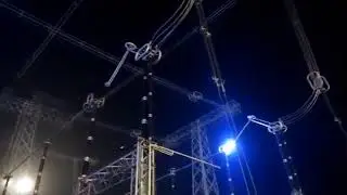Awesome Disconnector Switching with Electric Arc | HT LINE ⚡⚡⚡ #electricarc #Electricalvideo