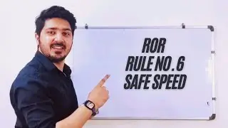 Rule no. 6 |RULES OF ROAD| ROR | NAVIGATION| #ror #navigation #deckofficer #merchantnavy