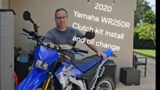 WR250R Clutch replace, Oil Change, Brake pad
