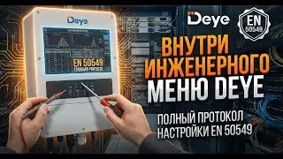 Внутри инженерного меню Deye. Полный протокол настройки по стандарту EN 50549