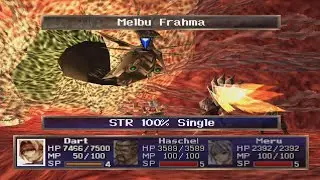 MAX Level Dart Divine Dragon Cannon Vs. Final Boss - The Legend of Dragoon