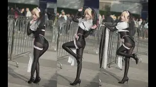 COSER Q版御姐  Anime convention  2026 萤火虫  動漫展 修女 sister COSPLAY｜コスプレ 4K