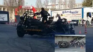 BMT2017 Das gr&ouml;&szlig;tes Motorrad der Welt mit einem Panzermotor