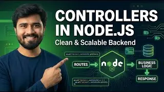 8- Controllers in Node.js | Organize Routes & Business Logic for Clean & Scalable Architecture