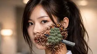 Slow Parasite Extraction Face Care ASMR Animation | 느리게 제거하는 기생충 페이스 케어 ASMR 애니메이션