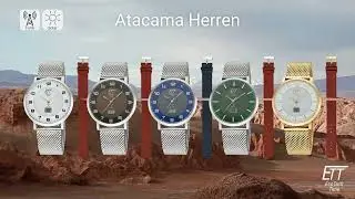ETT - Attacama - Damen & Herren Solar Funkuhren mit Ewiger Kalender, Funkgesteuerte Zeitumstellung