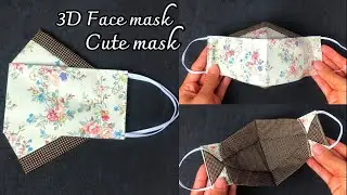 New style 🔥🔥DIY 3D Face Mask Sewing Tutorial.