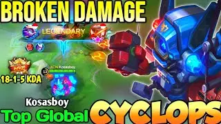 CYCLOPS BEST BUILD IN 2021 | TOP GLOBAL CYCLOPS Kosasboy - MOBILE LEGENDS