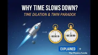 Why Time Slows Down? | Time Dilation & Twin Paradox Explained