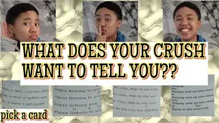 WHAT DOES YOUR CRUSH WANT TO TELL YOU??|| PICK A CARD READING || CARTOMANCY TAROT