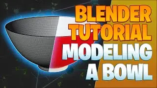 Modeling a bowl - Blender Tutorial