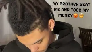 My brother beat me and took my money( Water Bottle Flip Challenge).