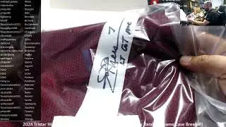 7/24/2024 2024 Tristar Hidden Treasures Football Autographed Jerseys Random Teams Case Break #1