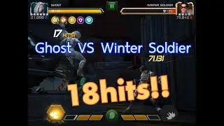 Ghost with Odin VS Winter Soldier ROL 18Hits!!