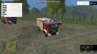 LS15 Feuerwehr TLF / RW mit Heckwarner