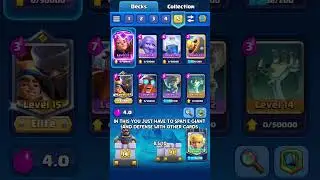 Top 3 decks to escape arena 18 #clashroyale #shorts