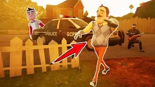 FECİ BİR KAZADAN KURTULUŞ 😱 Hello Neighbor Mod 152