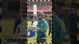 Abdullah Shafique resumes practice after recovering from fever | #AbdullahShafique #CWC23