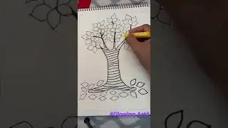 #short#Glowingart#youtubeshorts#colourfultree#