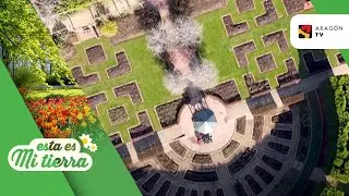 Un jardín clasicista en Alhama de Aragón