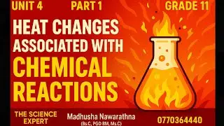 Science English Medium Grade 11- Heat Changes associated with Chemical reactions Part I