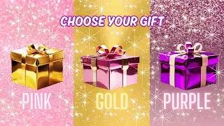 Choose Your Gift🎁3 Gift Box Challenge Pink, Gold & Purple🤩2 good 1 bad Are you a lucky person?🤔