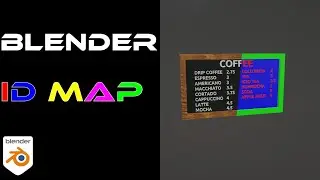 Создание ID map в Blender