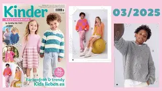 Kids Knitwear/Kinder Maschenmode 03/2025 l Knitting Magazine Flip Through