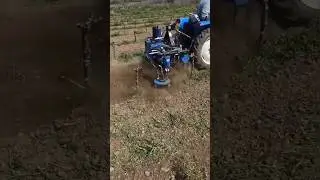 Rotary Tiller For Weeds Between The Rows || Made By Technical IKE Greece || #shorts #cultivator