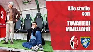 S.s. 2022/23 • Allo Stadio con Tovalieri e Maiellaro • Bari Frosinone
