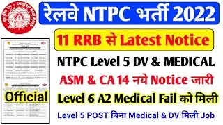 NTPC Station Master & Commercial Apprentice additional DV & Medical and MEDICAL APPEAL Notice जारी