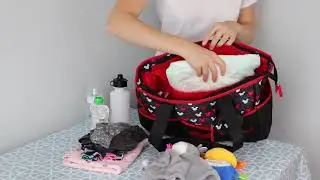 Personalized Disney Mickey Mouse Diaper Bag 4 Piece Set