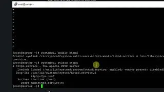 Auto Start http or Apache on reboot in a CentOs 7 and 8 Server