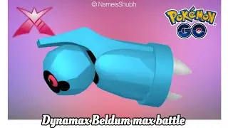 Dynamax beldum max battle | Pokemon go #dynamaxpokemon #pokemongo 