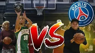 J'AFFRONTE LES JOUEURS DU PSG AU BASKET ! (MBAPPE DRAXLER KIMPEMBE ...)