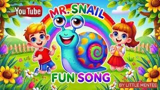 Mr.Snail Fun Song For Kids |  LittleMentee