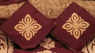 #APPLIQUE #TRICK #Square Shape #Motif#Tutorial #Pattern 7#Cushion Cover#Designing