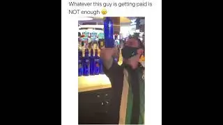 VEGAS BARTENDER GOES HARD