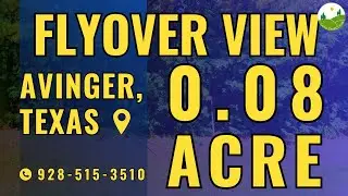 Fly Over - 0.08  acre land for sale in Avinger, Texas [31693]